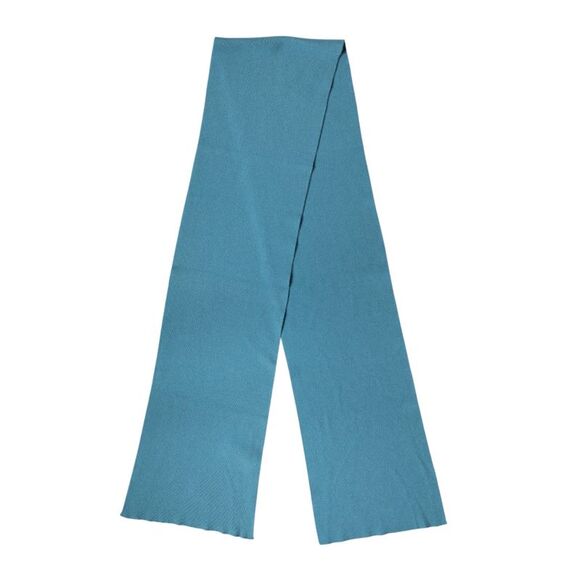 Dolce & Gabbana Blue Cashmere Knit Neck Wrap Shawl Men's Scarf